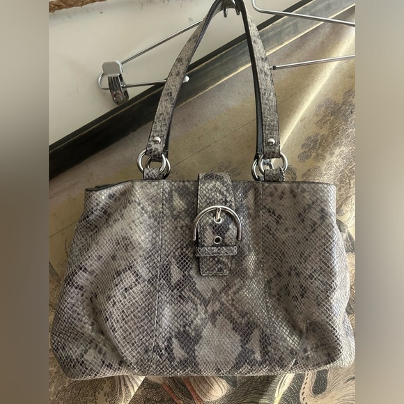 Coach Handbag Shoulder Bag Satchel Leather Bag - Picture 2 of 12